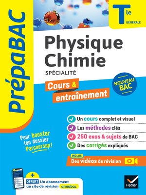 cover image of Prépabac Physique-Chimie Tle générale (spécialité)--Bac 2024